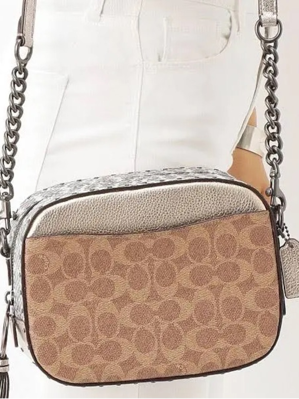 Coach Signature Canvas Camera Bag